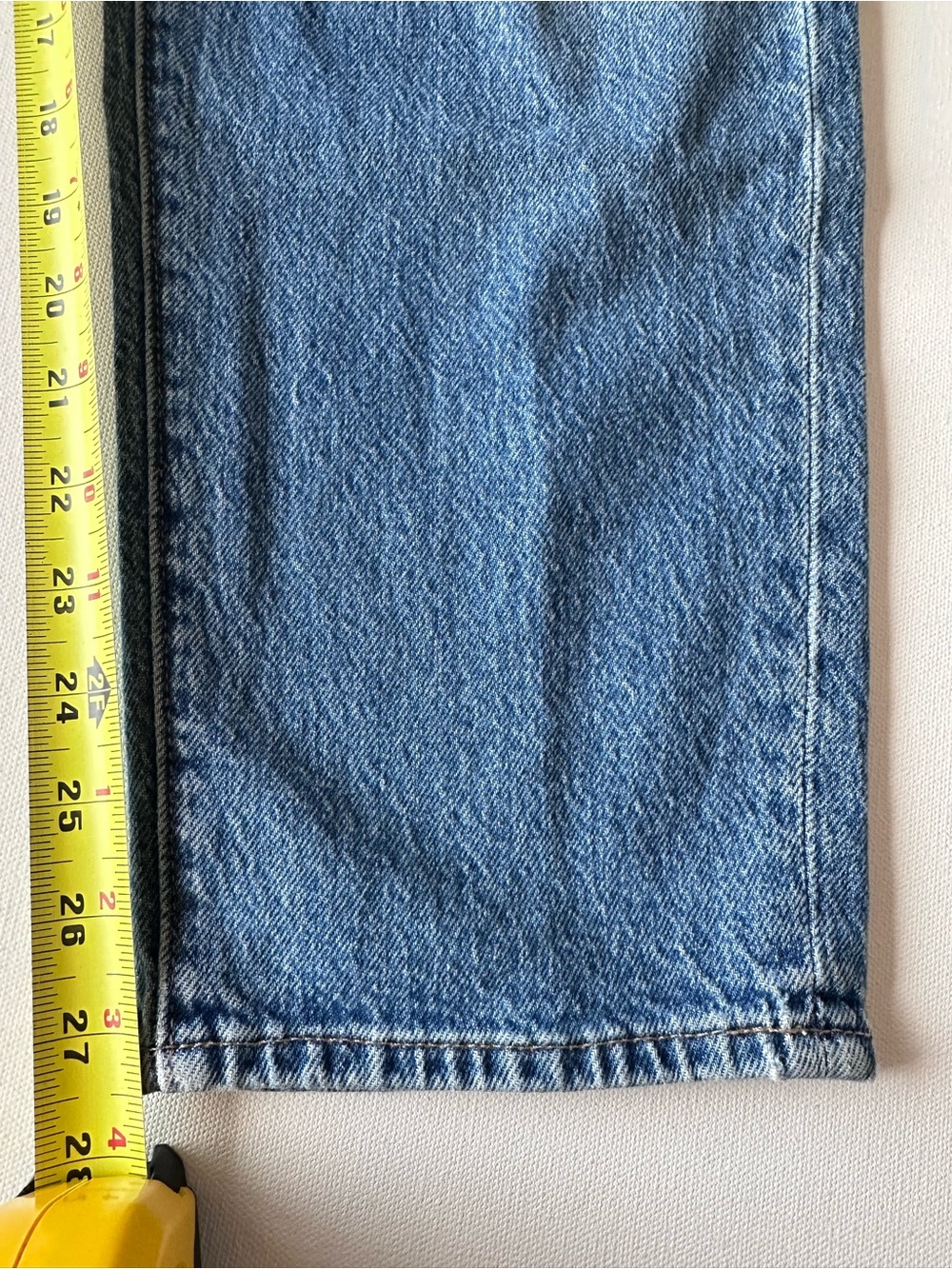 Lucky Brand Drew Mom Jean High Rise Ankle Fit Women's 8/29 Blue Distressed Denim - Picture 8 of 8